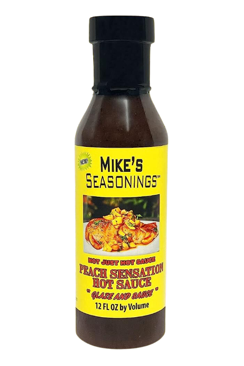 "NEW" Mike's Seasonings Peach Sensation Hot Sauce